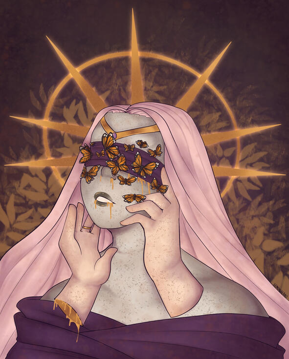 Unholy Devotion (2021, procreate)